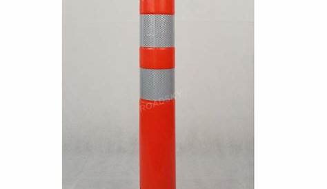 China PVC Delineator Post Orange PU Plastic Flexible