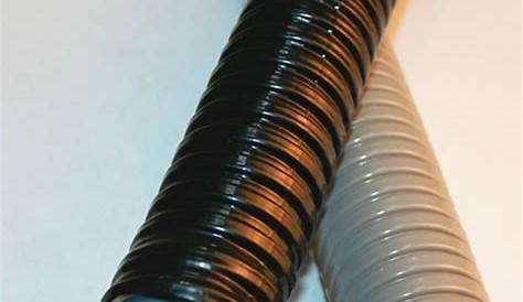 Pvc Flexible Hose For Electrical 20mm Corrugated Conduit 25m Roll PVC Grey Conduit