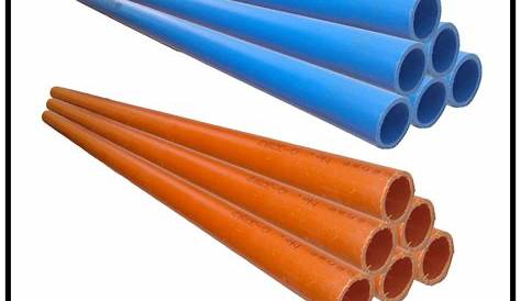 Orange PVC Sanitary Pipe, Length of one pipe 6m, Rs 90