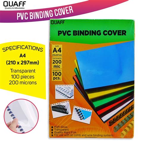 Pvc Binding Cover Long