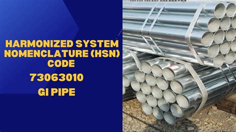 Pvc Pipe Harmonized Code