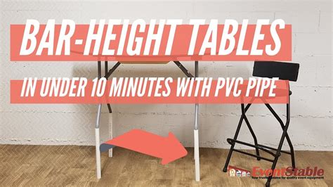 Pvc Pipe To Raise Table Height