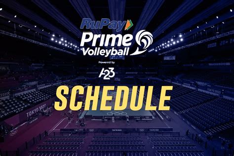 pvl 2023 schedule