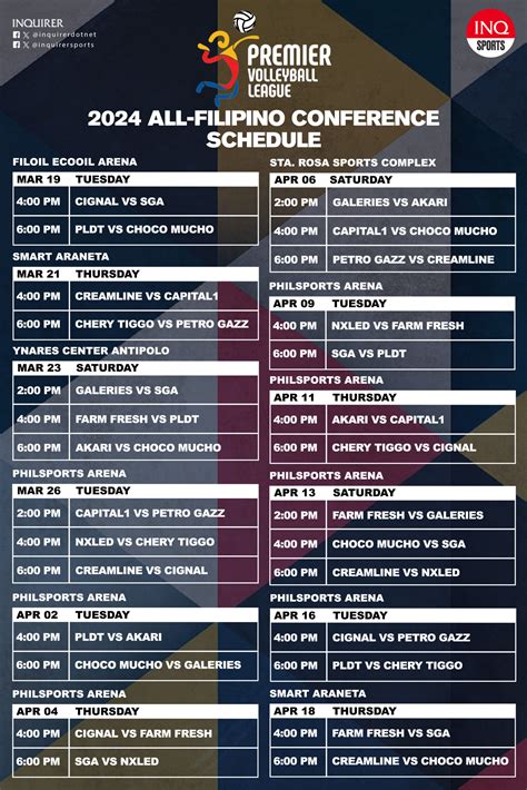 pvl all filipino conference 2024 schedule