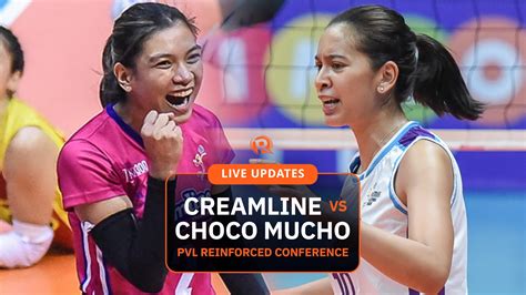 pvl live choco mucho and creamline