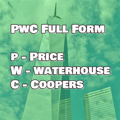 pwc government full form