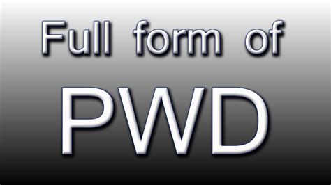 PWD ID FORM
