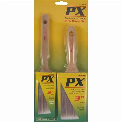 PX PRO 3Piece Poly Nylon Paint Brush Set182900 The Home Depot