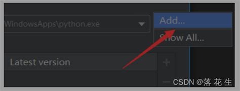 pycharm cannot set up a python sdk at python 3.12