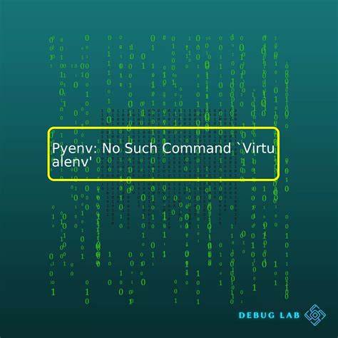 pyenv no such command virtualenv'
