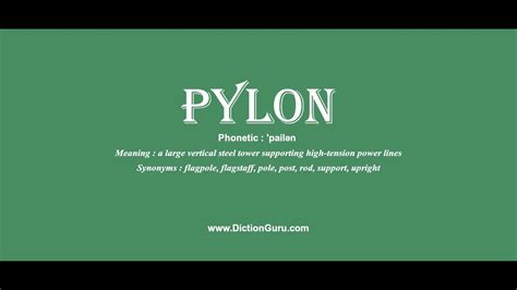 pylon meaning in english