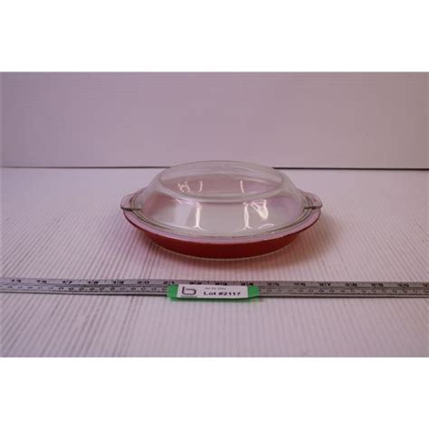 Pyrex Pie Pan With Lid