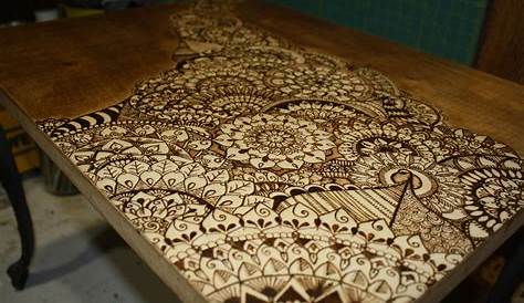 Pyrography Furniture Coffee Tables