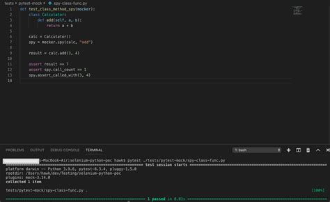pytest spy on inner class method return