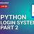 python login with text file