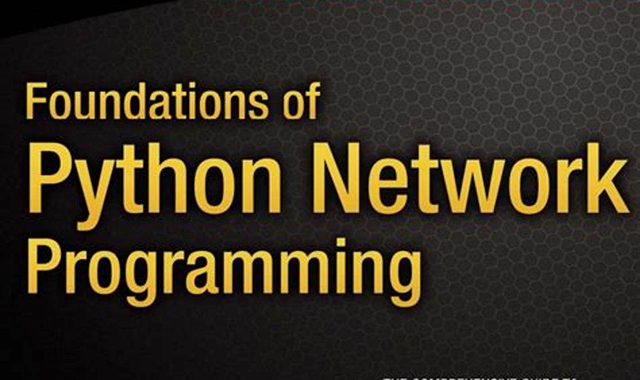 python network programming pdf