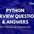python networking interview questions