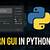 python web user interface