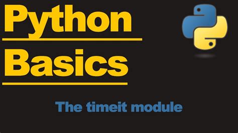 Python 3 Time A Block Of Code