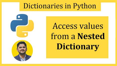 python accessing nested dictionary values