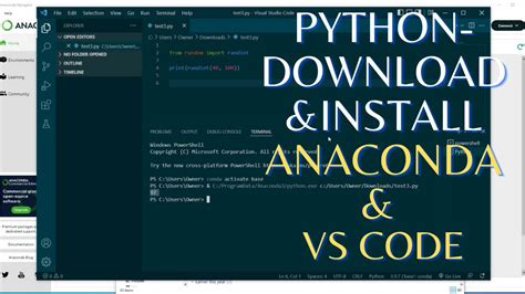 Python Anaconda Vs Visual Studio Code
