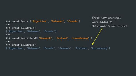 python append all items in list to another list