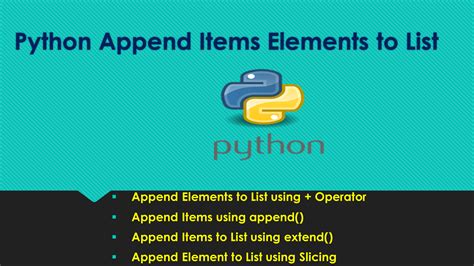 python append multiple elements to list