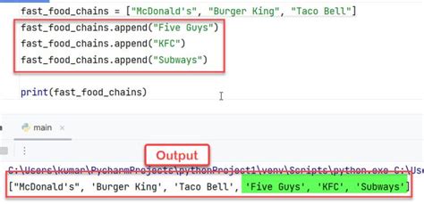python append multiple items to list in one line