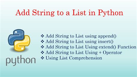 python append multiple strings to list
