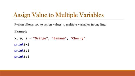 python assign value to multiple list elements