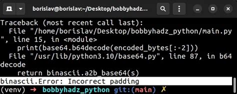 python base64 incorrect padding