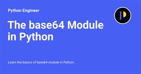 python base64 module