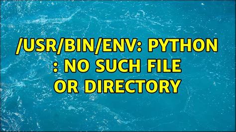 Python Bin Directory