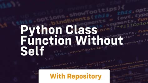 python call class function without self