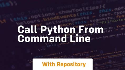 python call command