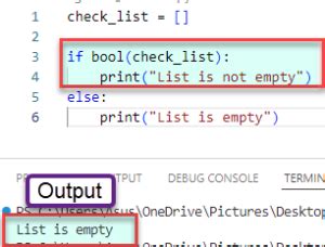 python check if list has any elements