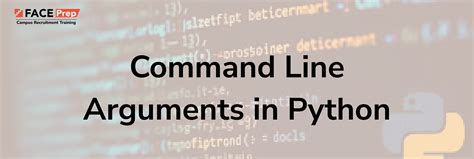 python command line arguments list of strings