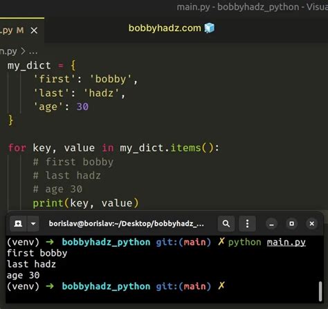python create dict using for loop
