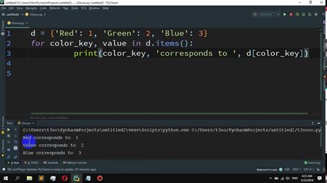 python create dictionary using for loop