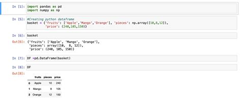 python create empty dataframe with column names and types