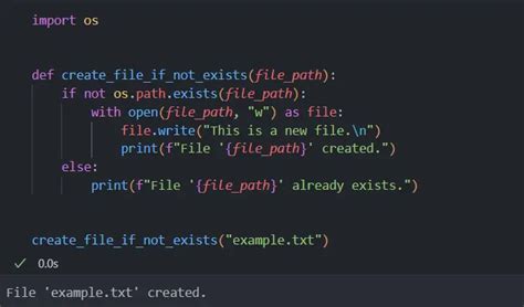 Python Create File If Not Exists And Overwrite