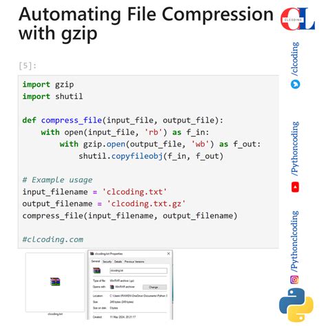 Python Create Gzip File