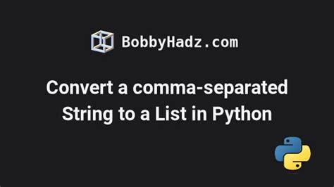 python create list from string separated by comma