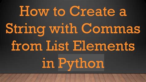 python create list from string with commas