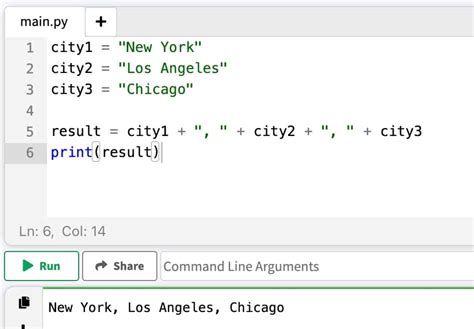 python create string variable