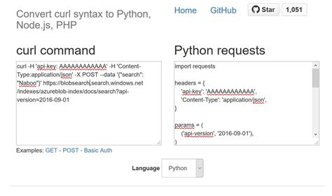 python curl request with authentication