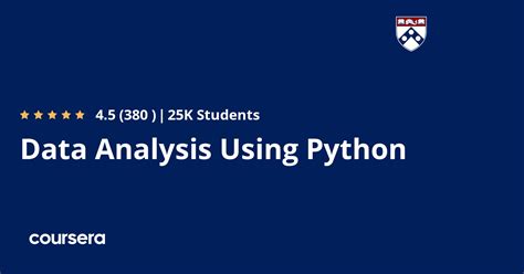 python data analysis coursera