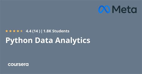 python data analytics coursera