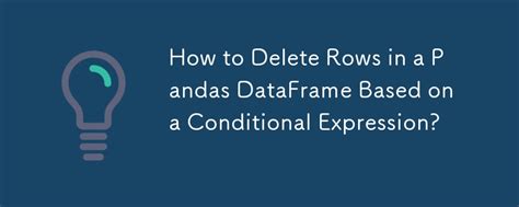 python dataframe delete rows based on condition