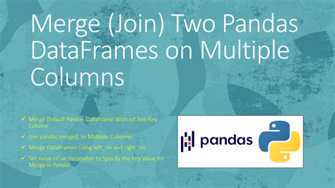 python dataframe merge on multiple columns